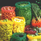 Мішок для овочів сітка розмір 50х80 до 40 кг помаранчева 100 шт/уп., фото 3