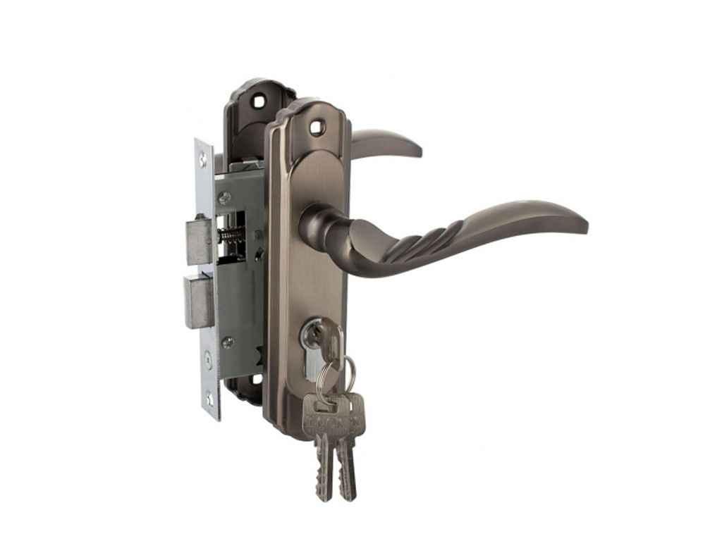 Замок врiзний ET 15-186-004 Grafit графіт ТМ FZB BP, фото 1