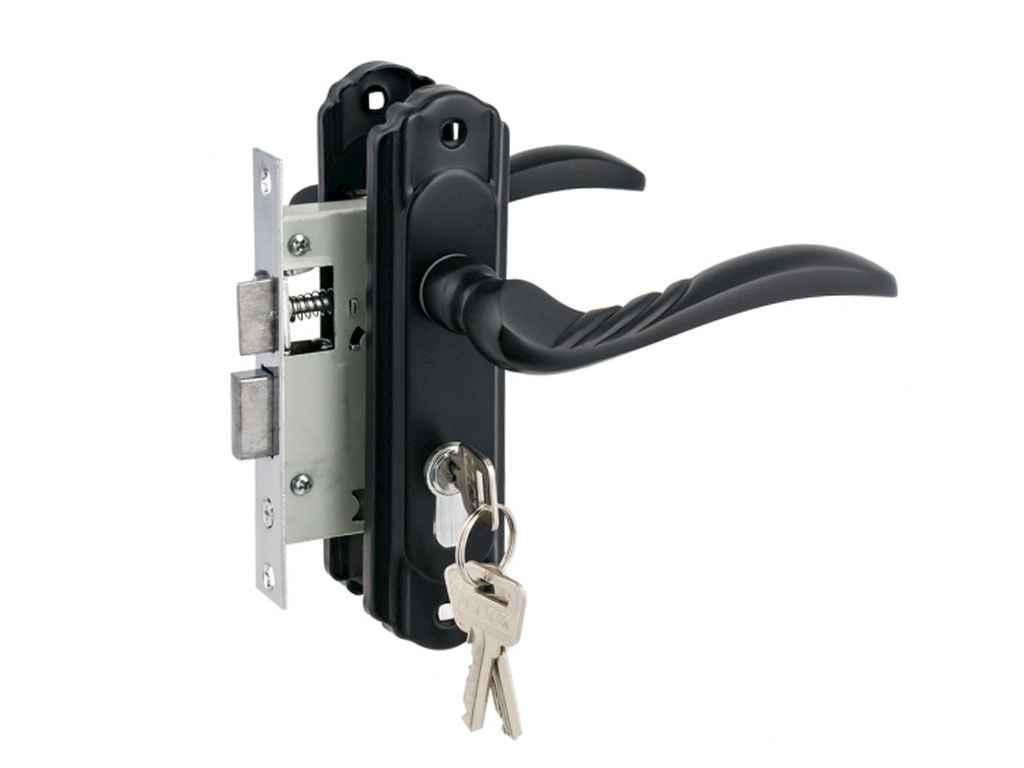 Замок врiзний ET 15-186-006 ORB чорний ТМ FZB BP, фото 1