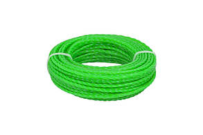 Лісочка для тріммера 2,40 мм* 15 м, "крученный квадрат" MASTERTOOL 19-1224