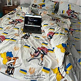 Постільна білизна ПЕС ПАТРОН Бязь Gold Розмір 150 * 215 полуторний, фото 4