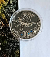 Беларусь 20 рублей 2014, Знаки зодиака: Скорпион. Серебро 28,28 г, проба 925 (буклет-сертификат)