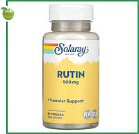 Рутин, 500 мг, 90 вегетарианских капсул, Solaray, США