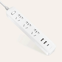 Подовжувач Xiaomi Power Strip 20W (3 роз.+2USB+1Type-C) White