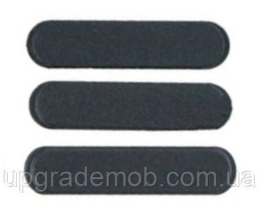 Комплект бічних кнопок корпусу iPad Pro 11 2018/iPad Pro 12.9 2018 чорний Space Gray повний комплект, фото 1