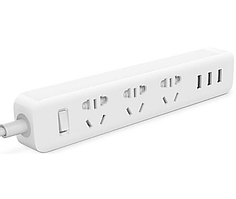 Подовжувач Mi Power Strip 3 USB+3 розетки White