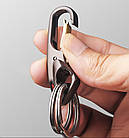 Брелок-карабін для ключів Rimei Leopard Bronze метал. Брелок для ключів універсальний, фото 2
