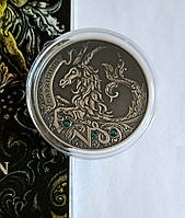 Беларусь 20 рублей 2014, Знаки зодиака: Козерог. Серебро 28,28 г, проба 925 (буклет-сертификат)