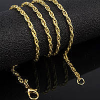 Ланцюжок «Жгутик» колір золото