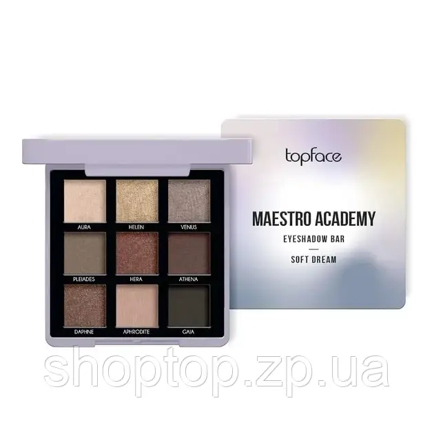 Набір тіней для повік Topface Maestro Academy 01, фото 1