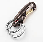 Брелок-карабін для ключів Rimei Leopard Bronze метал. Брелок для ключів універсальний, фото 4