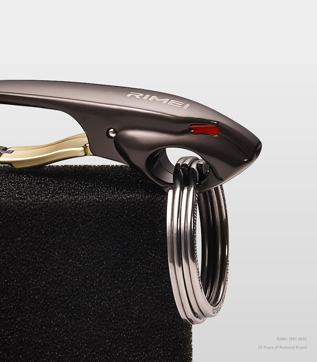 Брелок-карабин для ключей Rimei Leopard Bronze Брелок-карабин для ключей Rimei Leopard Bronze