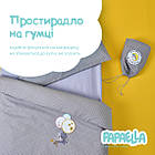 Комплект постільної білизни в ліжечко для новонароджених в мішечку, Горошок сірий бавовна 100% ТМ PAPAELLA, фото 6