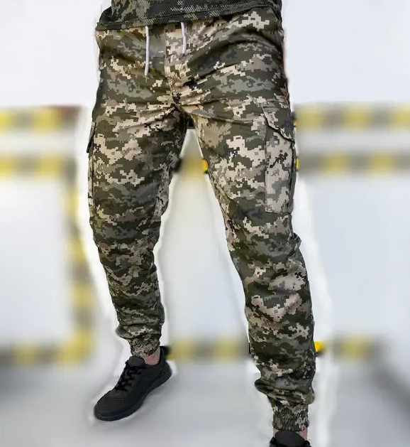 Тактические штаны пиксель всу Джоггеры Тактические штаны летние военные мужские - фото 1 - id-p1888727037