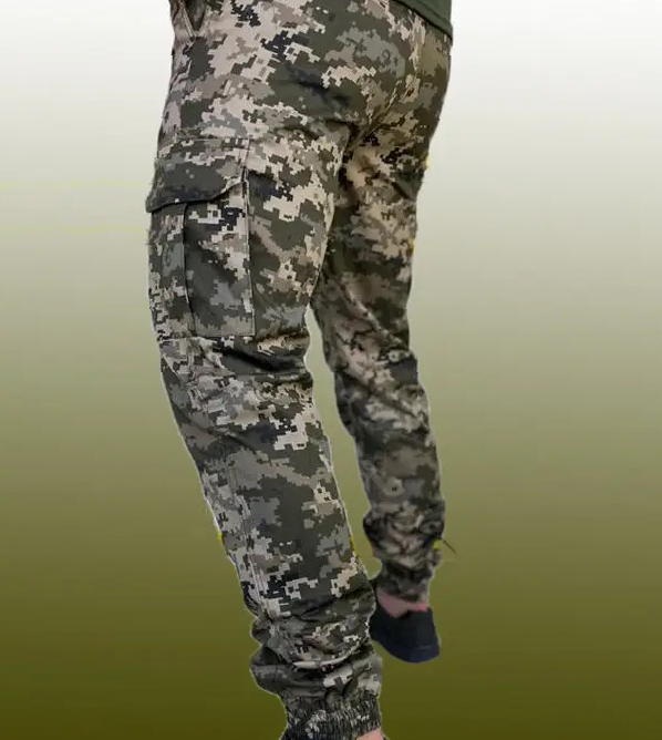 Тактические штаны пиксель всу Джоггеры Тактические штаны летние военные мужские - фото 4 - id-p1888727037