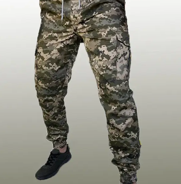 Тактические штаны пиксель всу Джоггеры Тактические штаны летние военные мужские - фото 2 - id-p1888727039