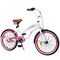 Велосипед CRUISER 20" T-22036 white+crimson /1/ (T-22036)