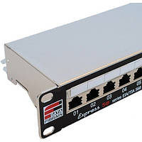Патч-панель 19" Fibrain XE100.250 24xRJ45 FTP Cat.5e 1.0u Сірий