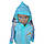 Дитячий дощовик для школяра з відсіком під рюкзак на зріст 125 см - 160 см, фото 3