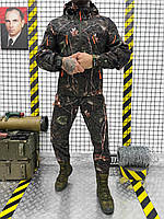 Костюм маскировочный Темный лес Тактический костюм для маскировки Маскировочный военный костюм лес