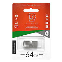 Флеш-накопичувач USB -Type C 64GB T&G металева серія