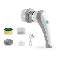 Щётка для мытья посуды с насадами аккумуляторная Electric Cleaning brush