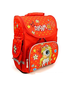 Рюкзак для дівчинки на 1-2 клас Єдиноріг
