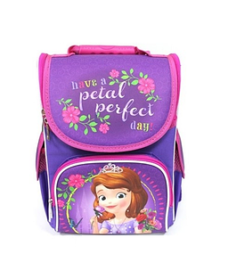 Рюкзак для дівчинки каркасний на 1-2 клас принцеса