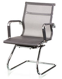 Крісла на полозах Solano office mesh grey