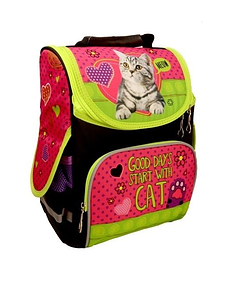 Рюкзак для дівчинки на 1-2 клас кішка