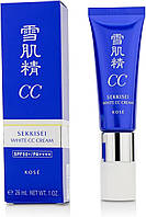 Kose Sekkisei White CC Cream отбеливающий СС крем SPF50+/PA++++ #01 светлая охра, 26 мл