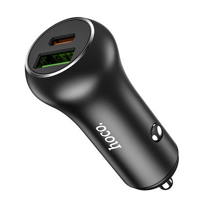 Car Charger Hoco для Z38 Resolute PD20W+QC3.0 Black, фото 1