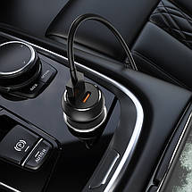 Car Charger Hoco для Z38 Resolute PD20W+QC3.0 Black, фото 4
