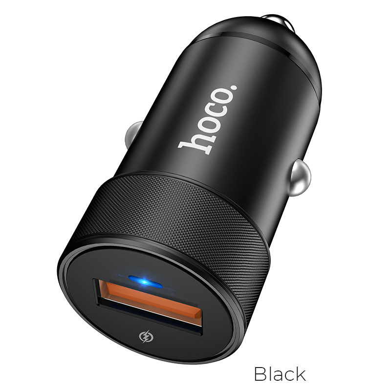 Car Charger Hoco для Z32A Flash power Fully compatible Black