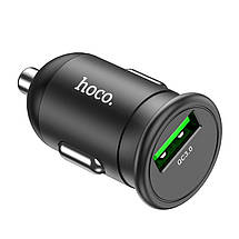 Car Charger Hoco для Z43 Mighty single port QC3.0 Black, фото 4