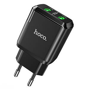 Home Charger N6 Charmer dual port QC3.0 charger(EU),  Black