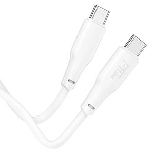 Кабель Hoco для X93 Force 60W charging data cable Type-C to Type-C(L=2M) White