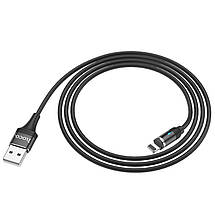 Кабель Hoco для U76 Fresh magnetic charging cable for iP (L=1.2M) Black, фото 6