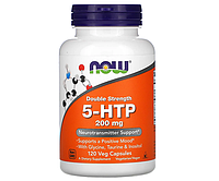 5-HTP 5-Гидрокситриптофан двойная сила NOW Foods (Double strength) 200 мг 120 шт