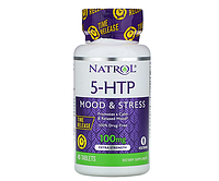 5-HTP 5-Гидрокситриптофан медленного высвобождения Natrol (5-HTP Mood&Stress) 100 мг 45 таблеток