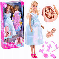 Беременная кукла Anlily + аксессуары для новорожденных ZA2810