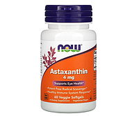 Астаксантин NOW Foods (Astaxanthin) 4 мг 60 капсул