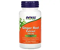 Корень имбиря экстракт NOW Foods (Ginger Root) 250 мг 90 капсул