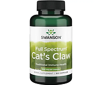 Кошачий коготь Swanson (Cat's Claw) 500 мг 100 капсул