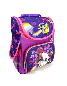 Шкільний рюкзак для дівчинки на 1-2 клас панда фотограф