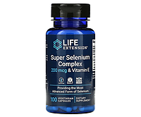 Селен с витамином E комплекс Life Extension (Super Selenium Complex) 200 мкг/30 МЕ 100 капсул