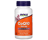 Коэнзим Q10 NOW Foods (CoQ10) 200 мг 60 капсул