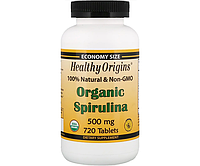 Спирулина органическая Healthy Origins (Organic Spirulina) 500 мг 720 шт