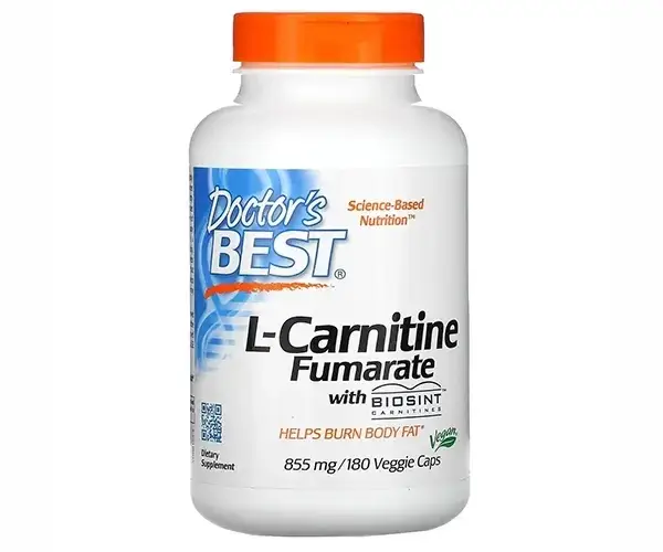 Купить Л-карнитин фумарат Doctor's Best (L-Carnitine Fumarate) 855 мг ...