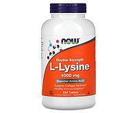 Л-Лизин NOW Foods (L-Lysine) 1000 мг 250 шт